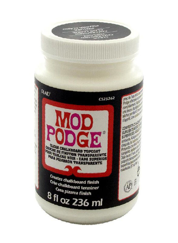 Plaid Mod Podge Chalkboard Topcoat Gloss, 236ml, Clear