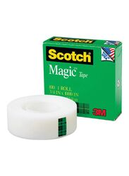 Scotch 3M Core Magic Tape Boxed, White