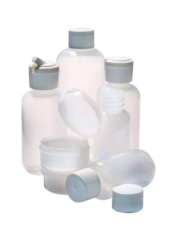 Coghlans 7-Piece Store And Pour Plastic Bottle Set, White