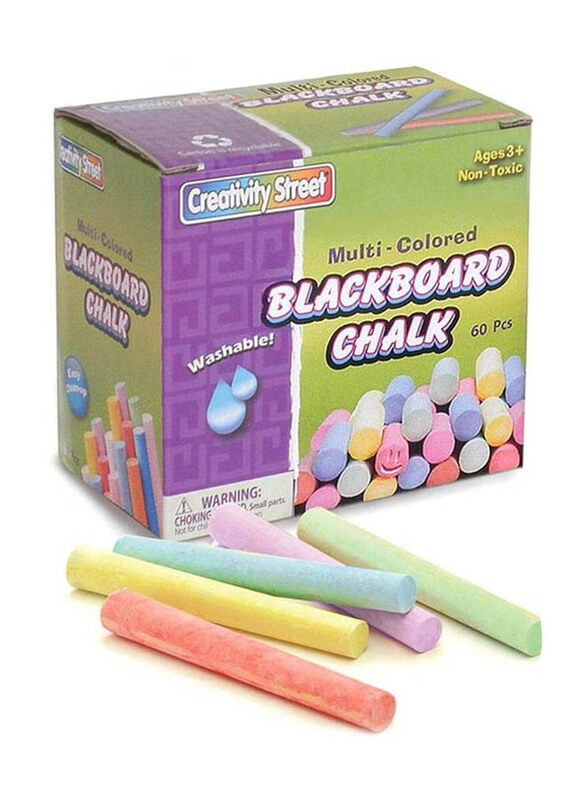 

Creativity Street 60-Piece Blackboard Chalk Set, Assorted