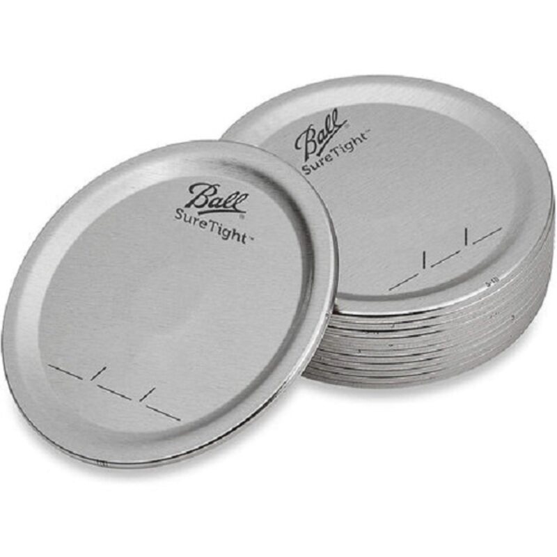 

Ball 12-Piece Jar Lid, Silver