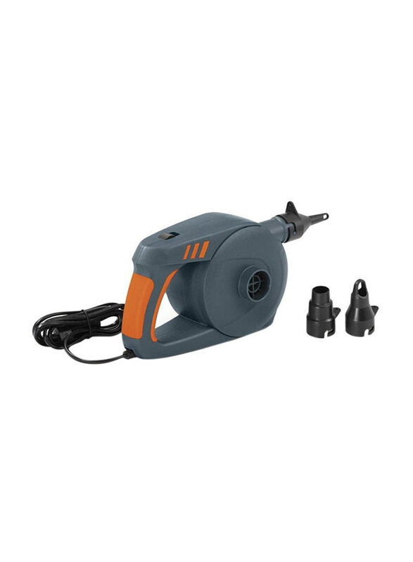 

Bestway One Size Powergrip 220-240v Ac Air Pump, Grey/Orange