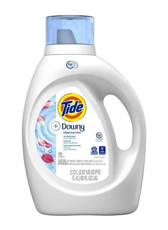 

Tide Free Nature Liquid Detergent, 59 Loads, 2.72 Liters