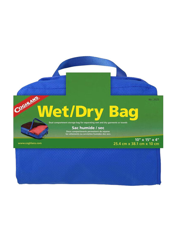 

Coghlans Wet & Dry Dual Compartment Storage Bag, Blue