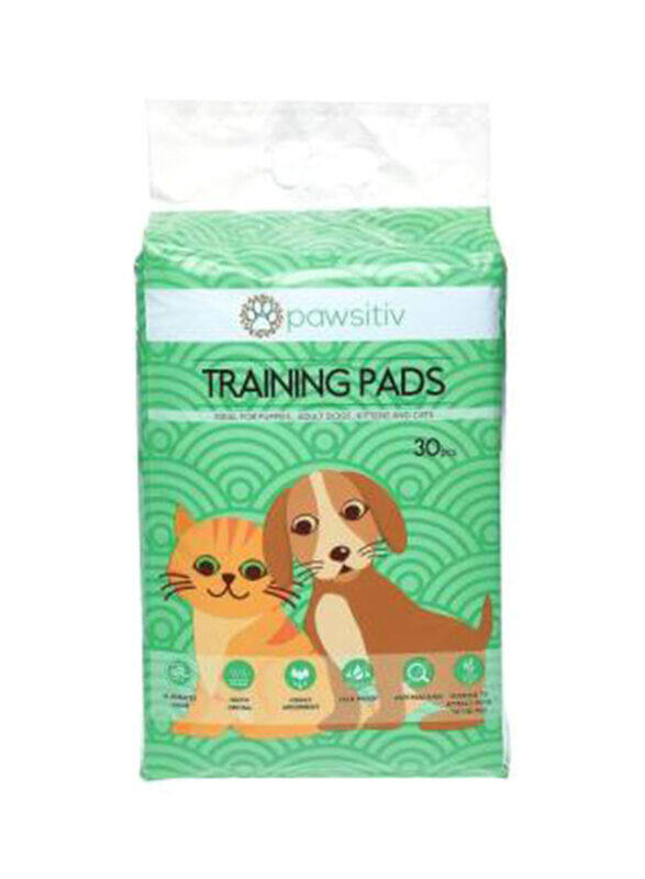 

Pawsitiv 30-Piece Dog Training Pads, Green
