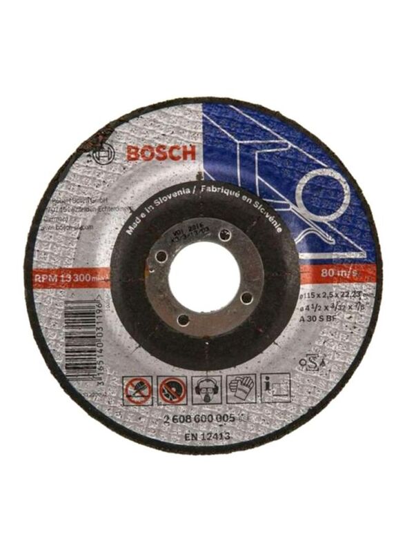 Bosch Metal Cutting Disc, 115 x 2.5 x 22.23mm, Black