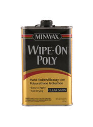 Minwax Wipe-On Polyurethane, 473ml, Clear Satin