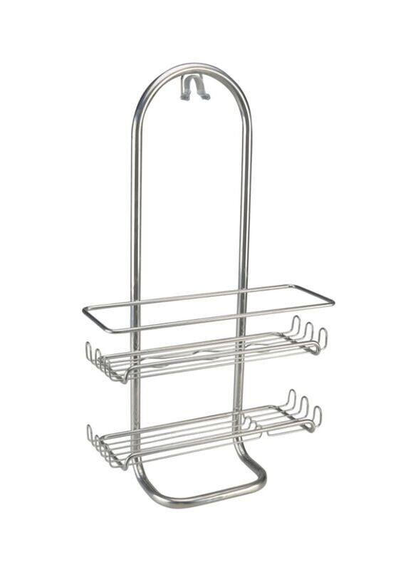 Inter Design Classico Shower Caddy, 53.3 x 31.4 x 27.9cm, Silver