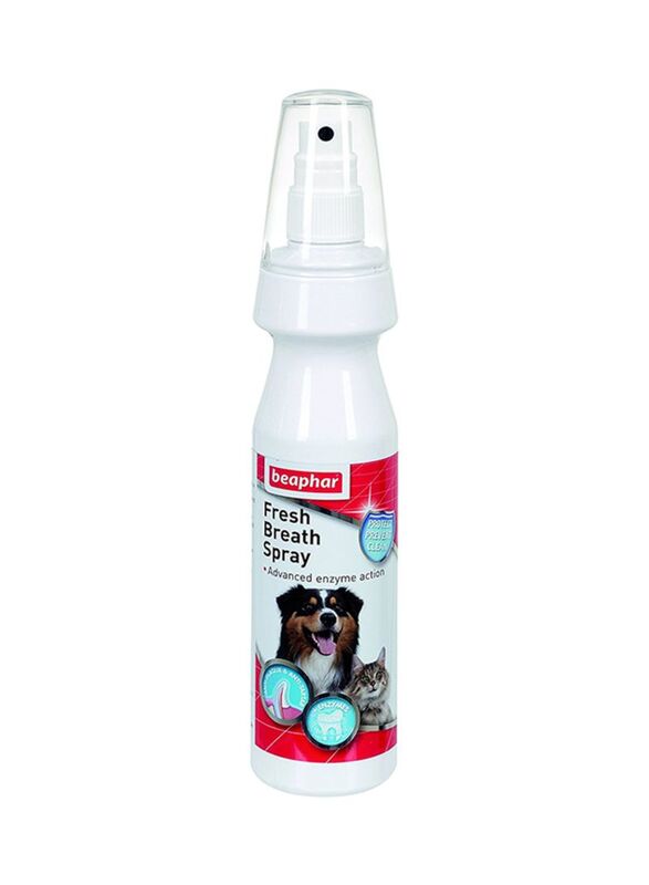 Beaphar Fresh Breath Dog Spray, 150ml, Clear