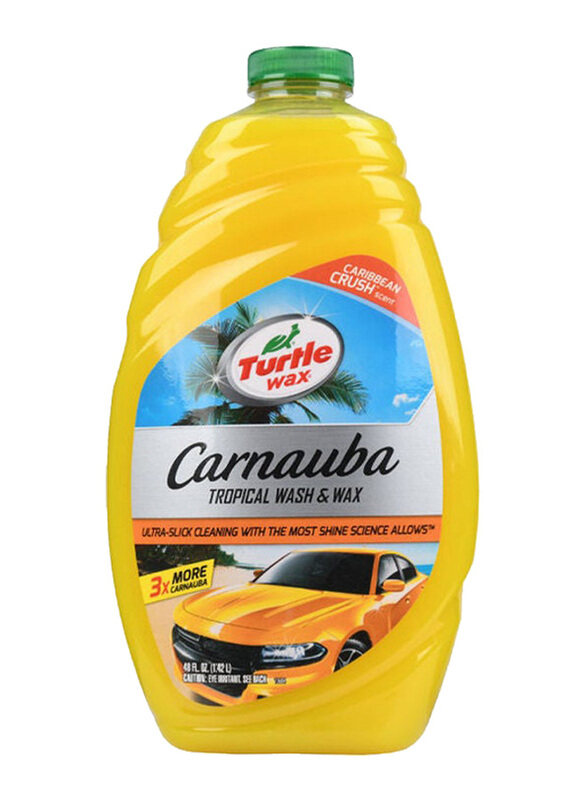 

Turtle Wax 1.42 Liters Carnauba Tropical Wash And Wax Car Shampoo Set, Yellow