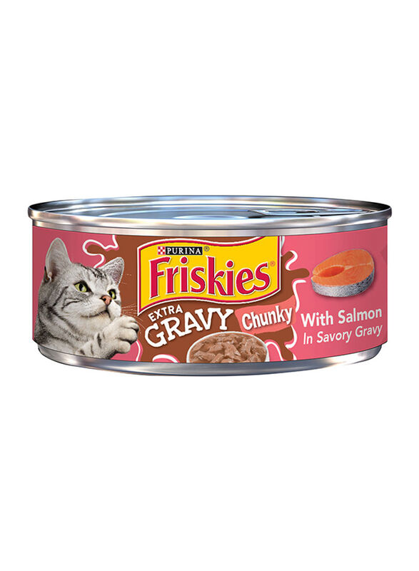 Purina Friskies Extra Gravy Chunky for Cats, Multicolour, 156g