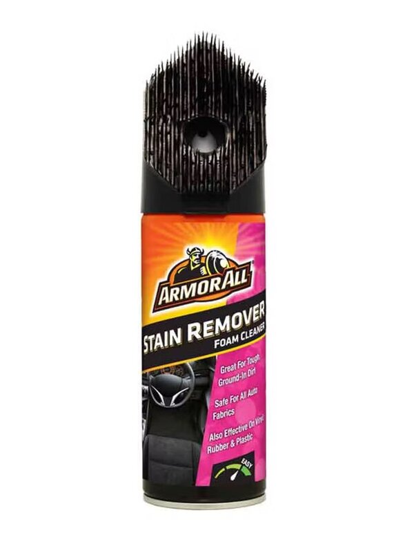 Armor All 400ml Stain Remover Foam Cleaner Brush, Black