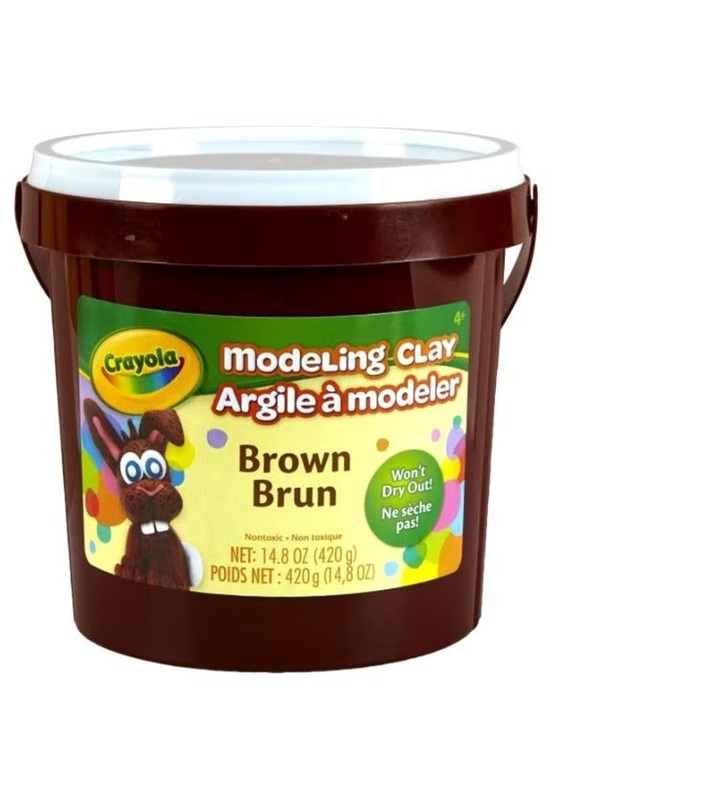 Crayola Modeling Clay, Brown, 420g