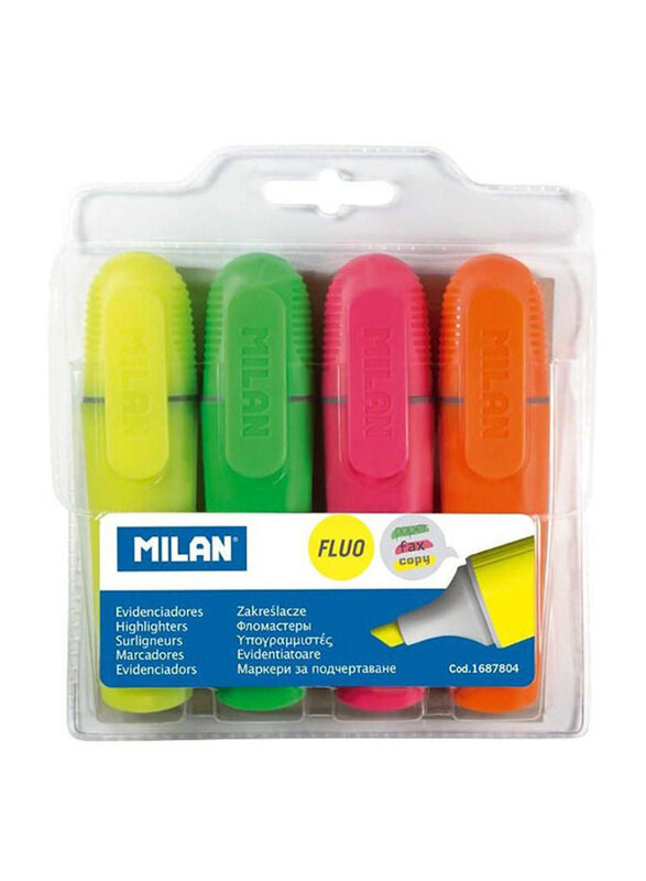 

Milan 4-Piece Hanging Bag Fluo Markers, Multicolour