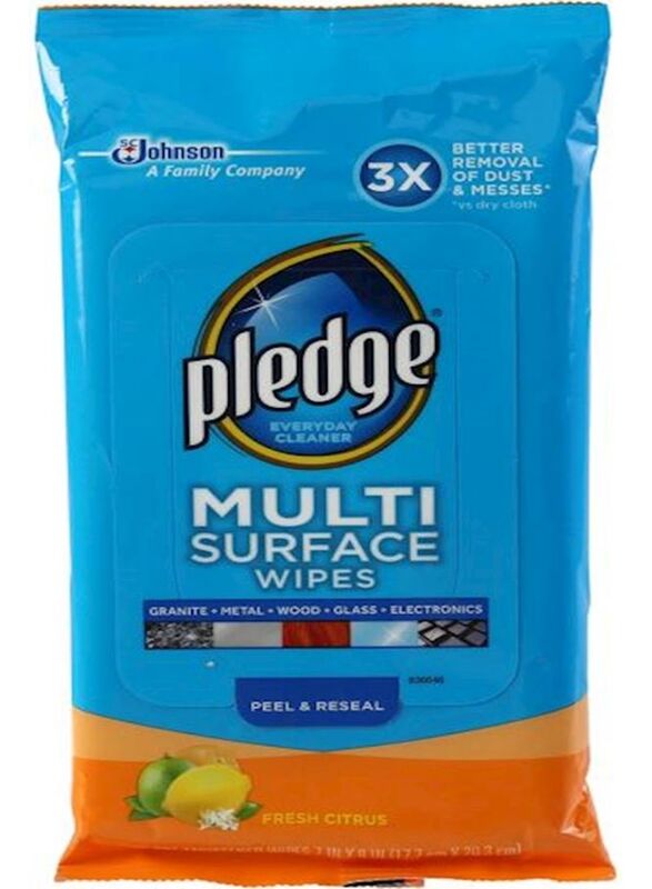 Pledge 24-Pieces Multi-Surface Wipes