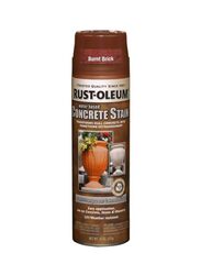 Rust-Oleum Water Based Concrete Stain Spray Paint, 15oz, Burnt Brick