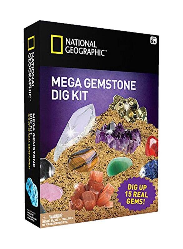

National Geographic Mega Gemstone Mine Dig Kit, Ages 8+