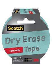 Scotch Dry Erase Removable Tape, Blue