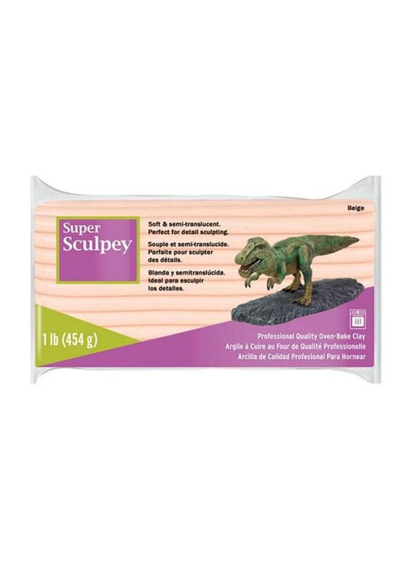 

Sculpey Polyform Super Sculpey Polymer Clay, 454gm, Beige
