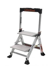 Little Giant Two Step Jumbo Safety Ladder, 892292, Multicolour