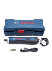 Bosch Go Professional Cordless Screwdriver, 182 x 38mm, Black/Blue/Silver