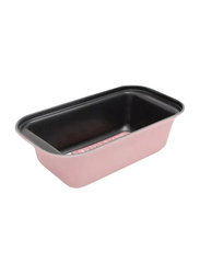 Fackelmann Rectangle Loaf Pan, Pink/Black