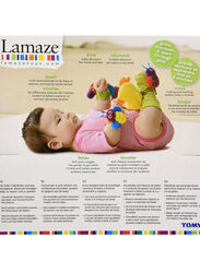 Lamaze 4-Piece Gardenbug Foot Finder And Wrist Rattle Set, Multicolour