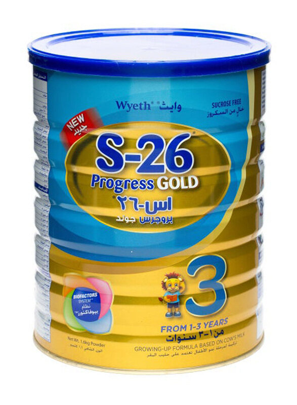 

Wyeth S26 Progress Gold 3 Growing Up Formula, 1600g