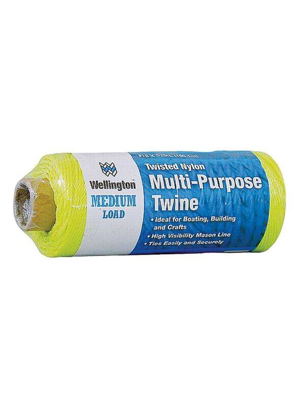 

Wellington Cordage Twisted Nylon Multi-Purpose Twine, Yellow