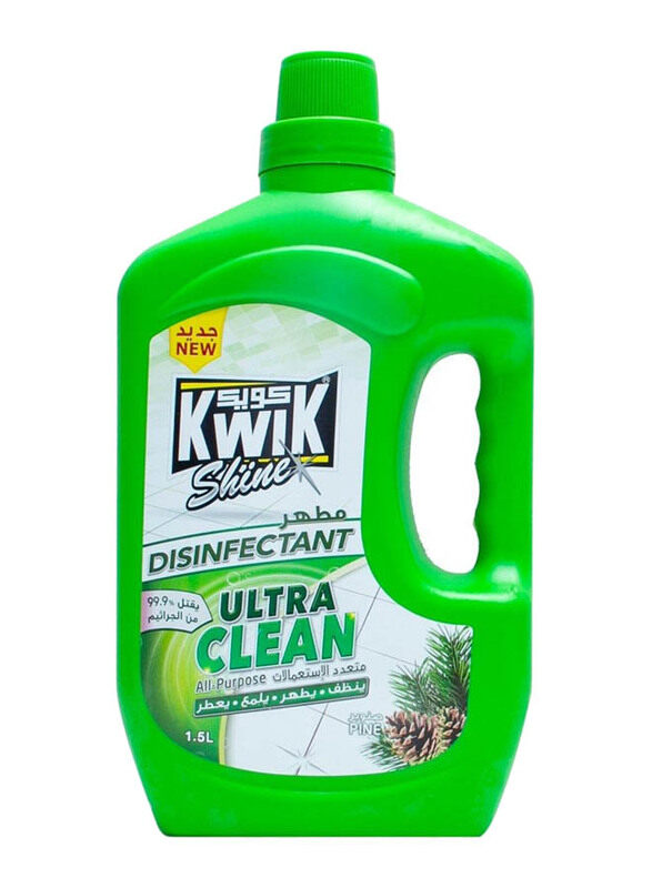 

Kwik Shine Ultra Clean Pine Disinfectant Cleaner, 1.5 Litres