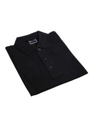 Mkats Polo Shirt For Men, Regular, Black