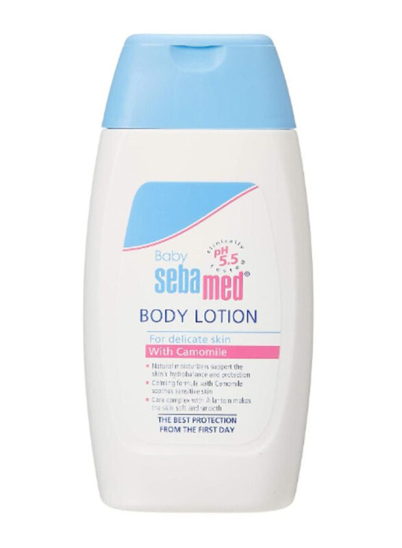 

Sebamed 200ml Moisturizing Baby Body Lotion For Delicate Skin With Camomile, White