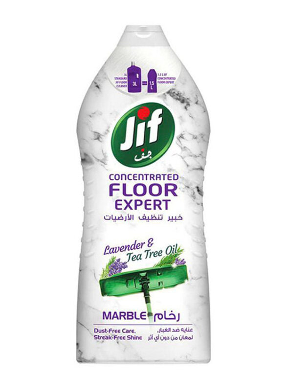 

JIF Concentrated Floor Expert for Marble Flooring Lavender and Tea Tree Oil White, 1.5 Liters