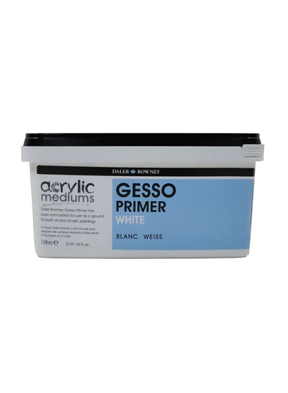 

Daler Rowney Graduate Gesso Primer, 1 Litre, White