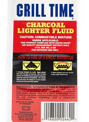 Grilltime Charcoal Lighter Fluid, 16 Ounce