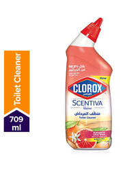 Clorox Scentiva Madagascar Citrus Grove Toilet Cleaner, 709ml