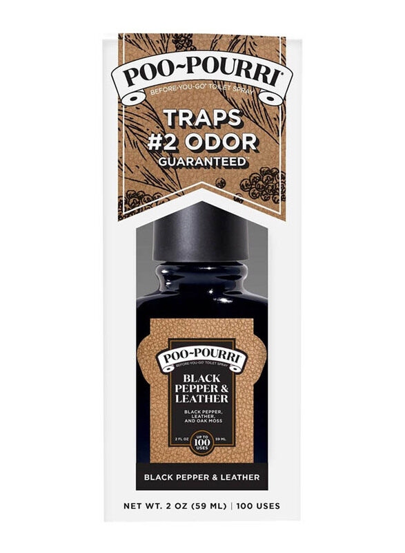 

Poo-Pourri Black Pepper & Leather Before-You-Go Toilet Spray, 2oz
