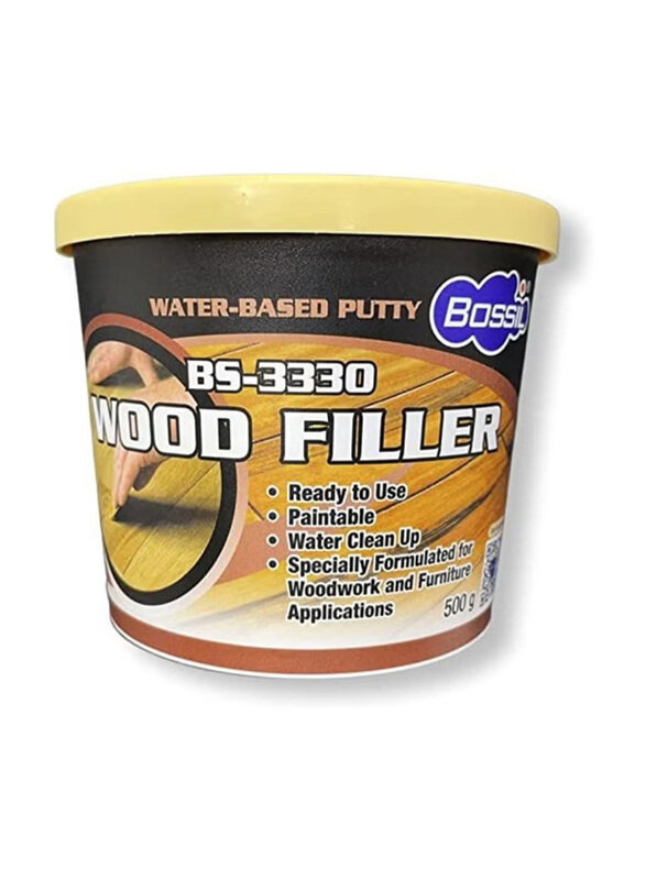 

Bossil Natural Wood Filler, 500g, BS-3330, Multicolour
