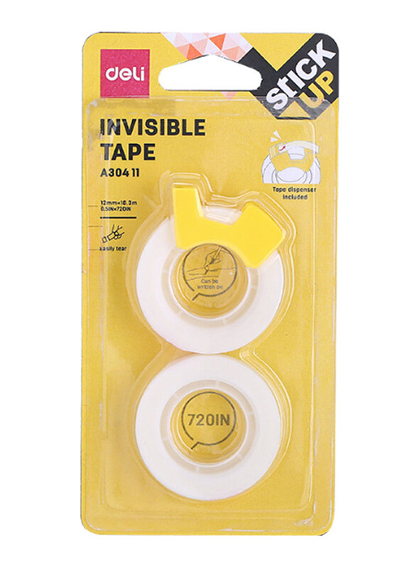 

Deli Invisible Tape, White