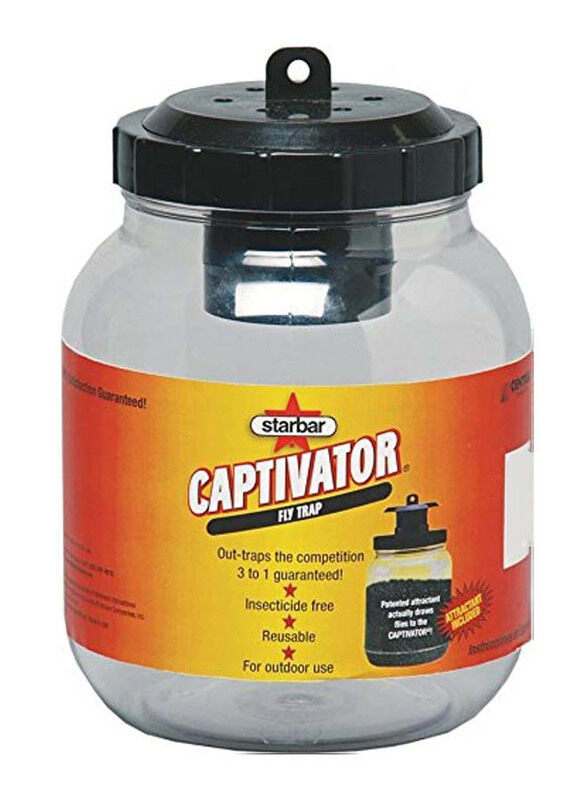 

Starbar Captivator Fly Trap, Clear/Black