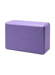 Gaiam Non-Slip Yoga Block, Purple