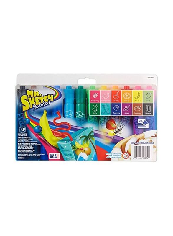 Mr. Sketch Scent Markers, 12 Pieces, Assorted