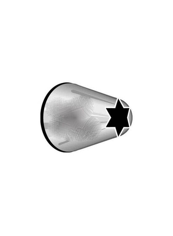 

Wilton Open Star Cake Decorating Tip, Silver