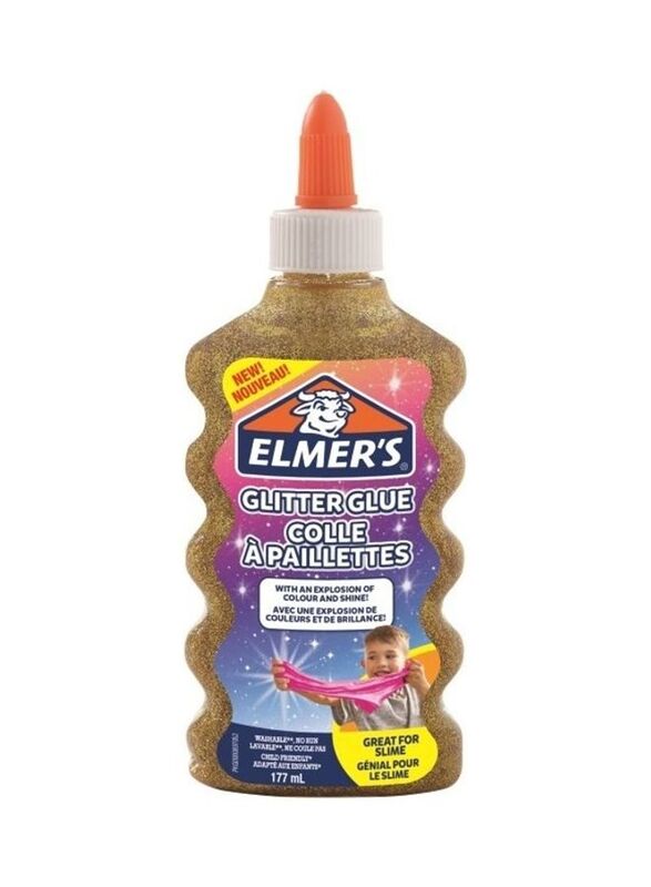 Elmer's Glitter Glue, 177ml, Gold