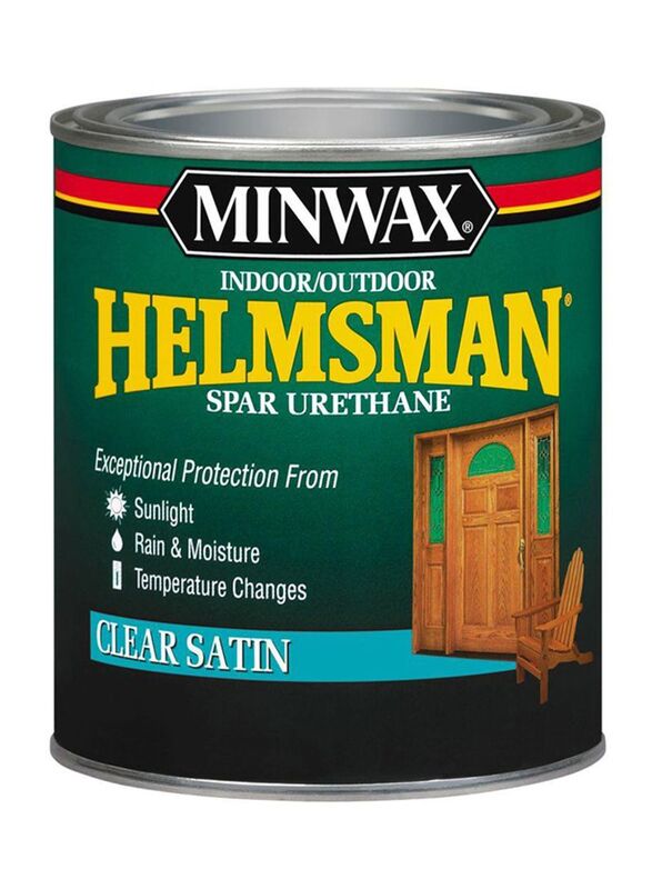 Minwax Helmsman Spar Urethane, 1 Quart, Clear Satin