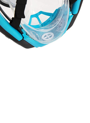 Bestway Hydro-Pro SeaClear Snork Mask, Large/Extra Large, Blue/Orange/Black