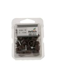 Hettich 20 Pieces Supports for Wooden Shelves Set, Black
