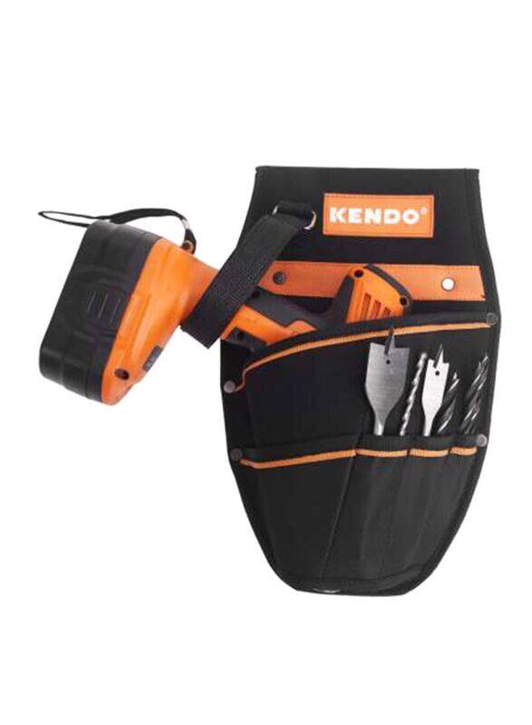 

Kendo 6-Pockets Cordless Drill Holder, SXTKENCDLSDRILH6P, Orange/Black