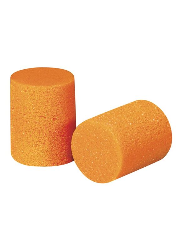 3M 2-Piece Tekk Disposable Earplug, Orange