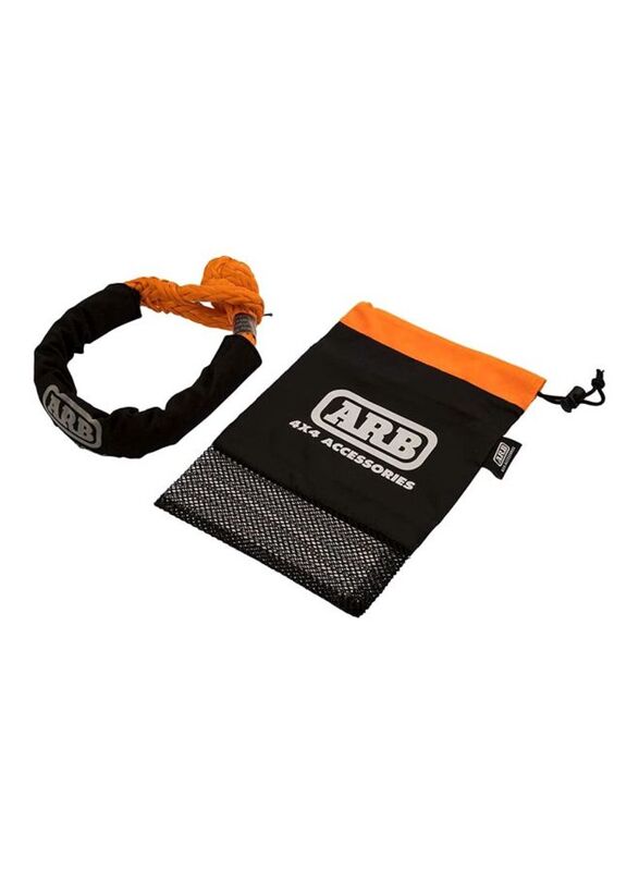 Arb Soft Connect Shackle, Black/Orange
